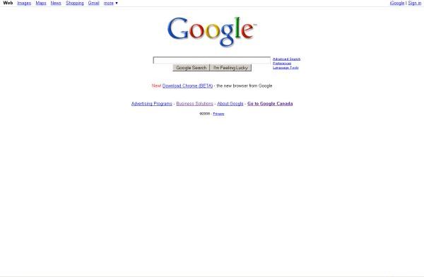Google-Page de requète